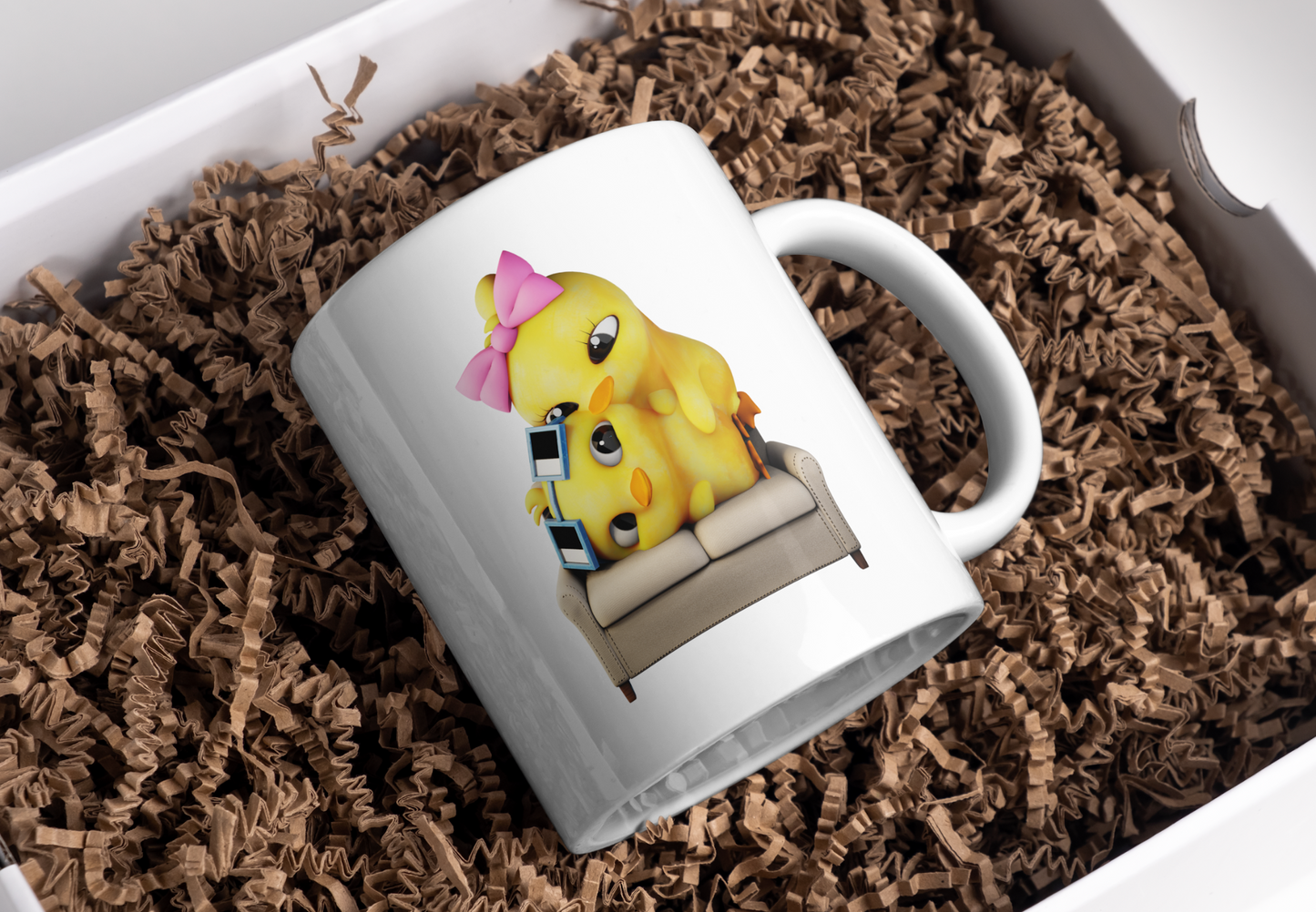 Quack and Lola's Cushion Mug