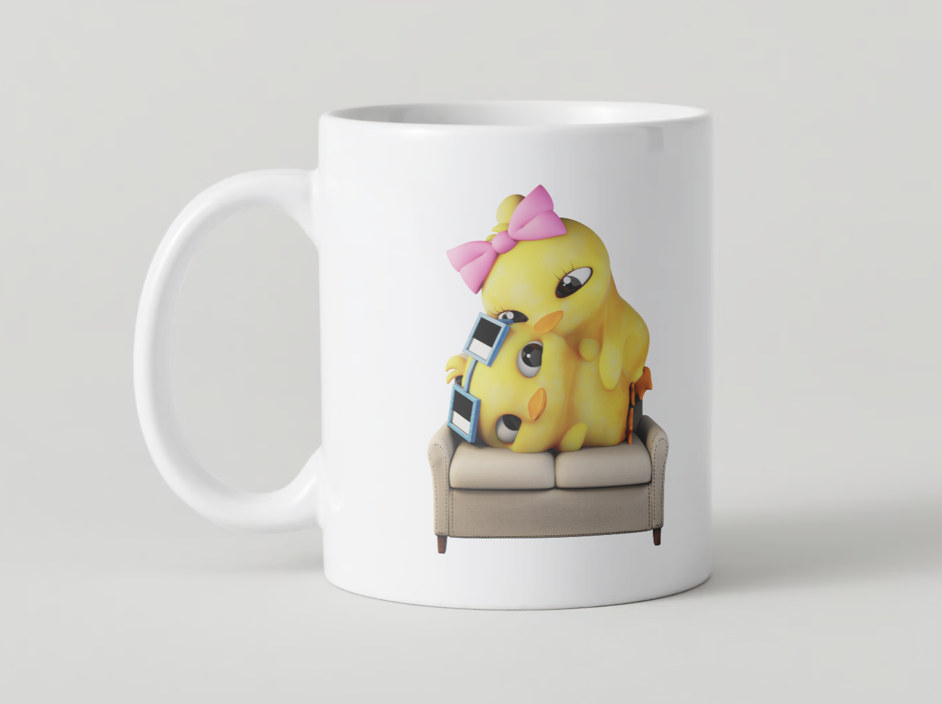 Quack and Lola's Cushion Mug