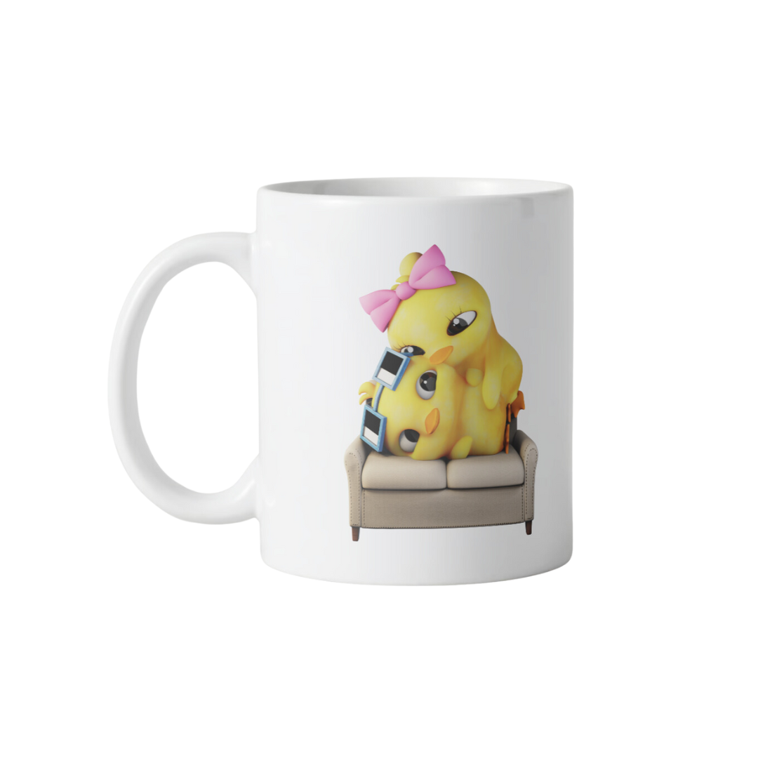 Quack and Lola's Cushion Mug