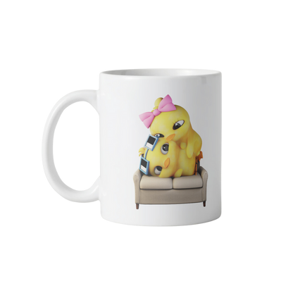 Quack and Lola's Cushion Mug