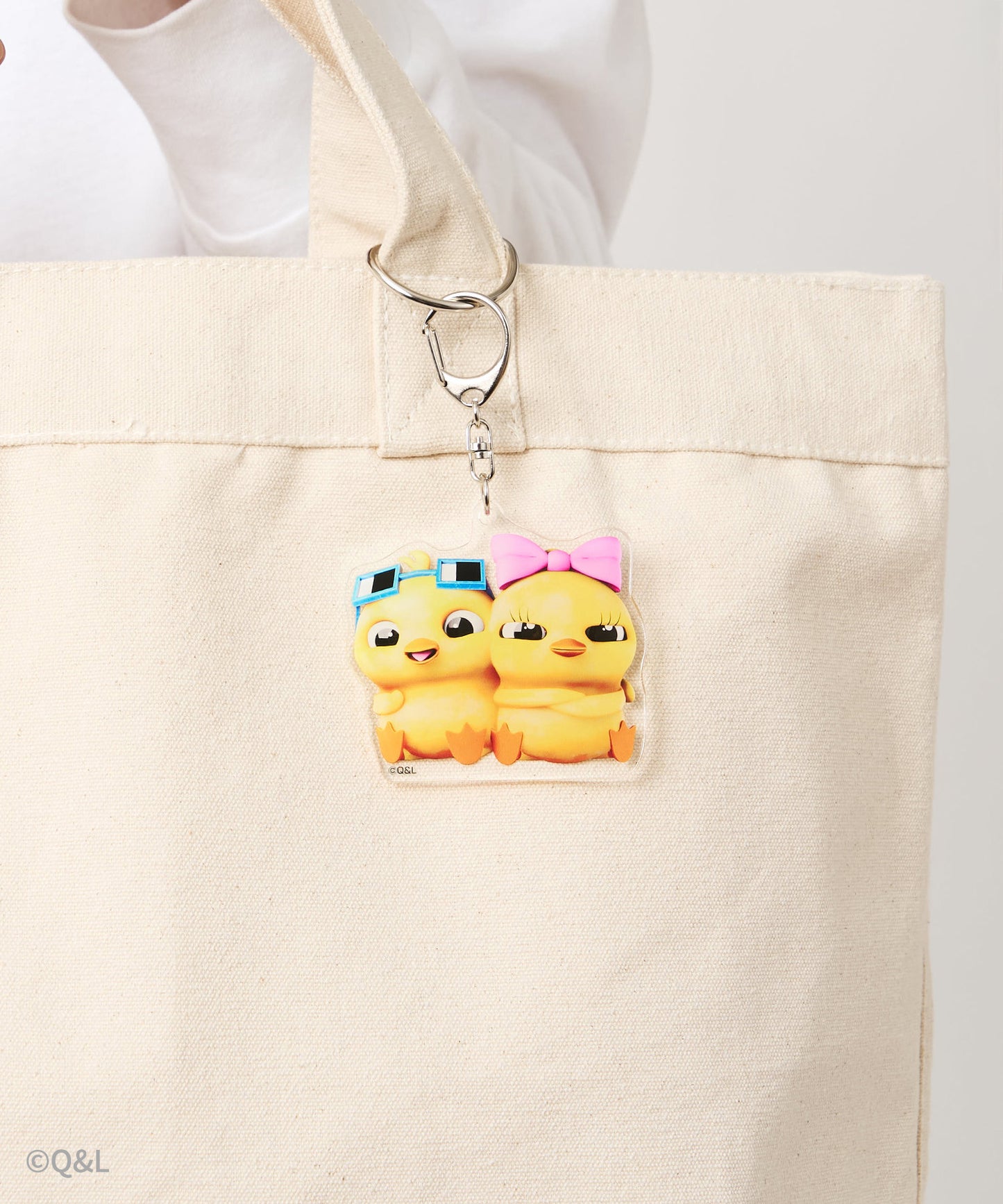 Quack and Lola Duo Acrylic Keychain