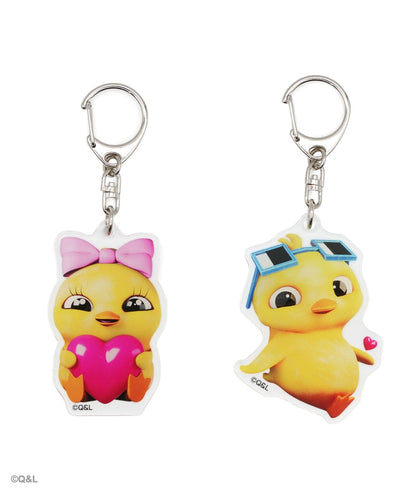 Lola & Quack Acrylic Character Keychain Set