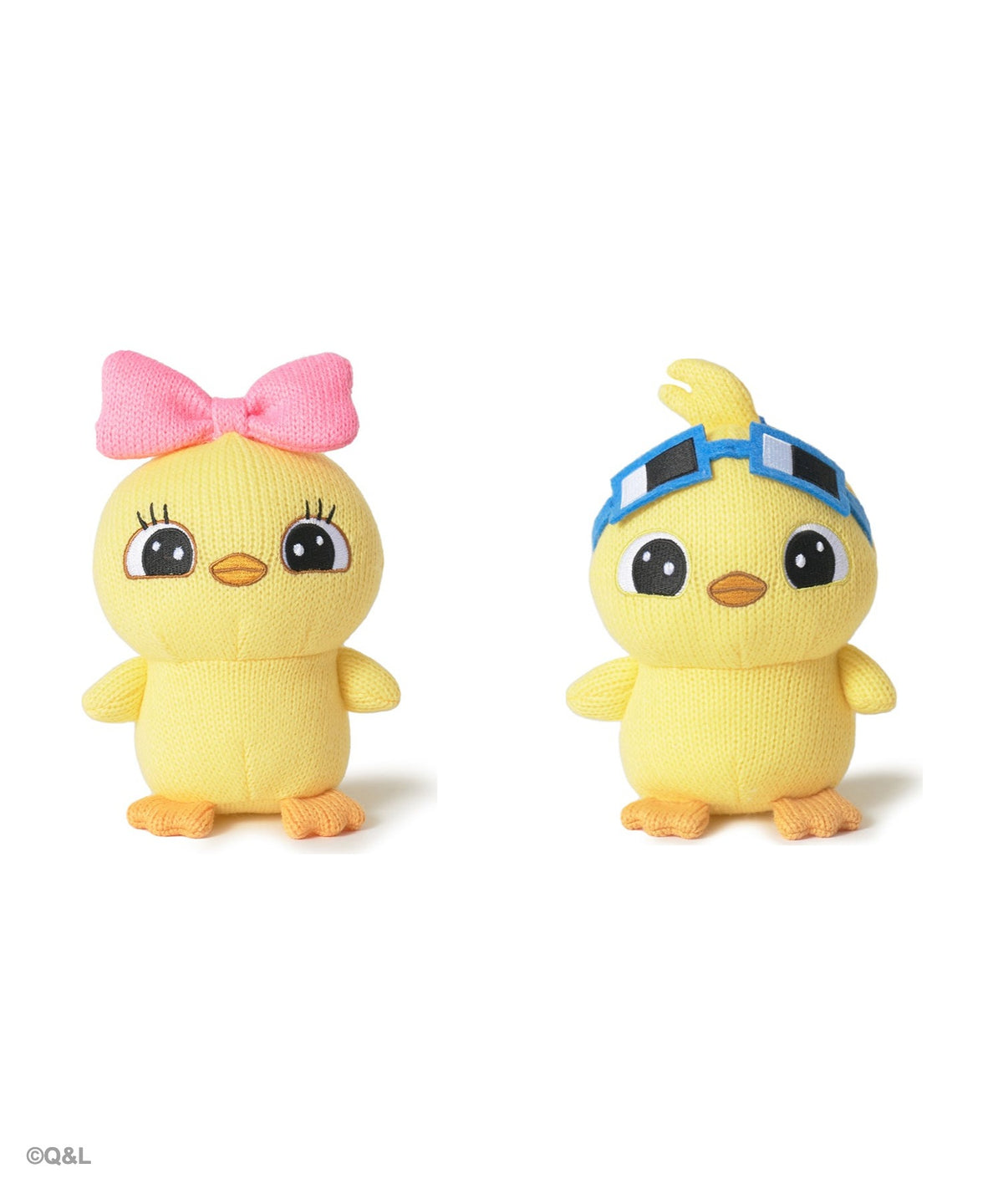 Lola & Quack Amigurumi Keychain Set