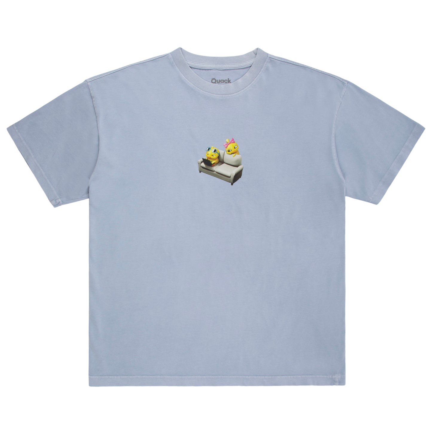 Quack and Lola T-shirt - Light Blue