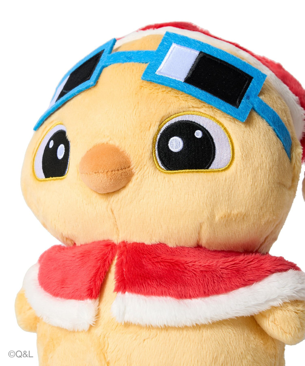 Santa Plush M-Size Quack, face close-up