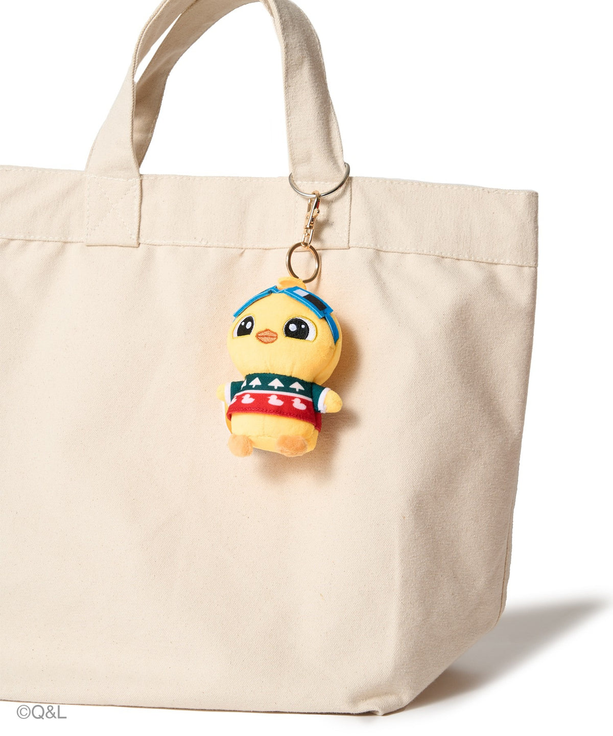 Ugly Sweater Mascot Quack on a tote bag