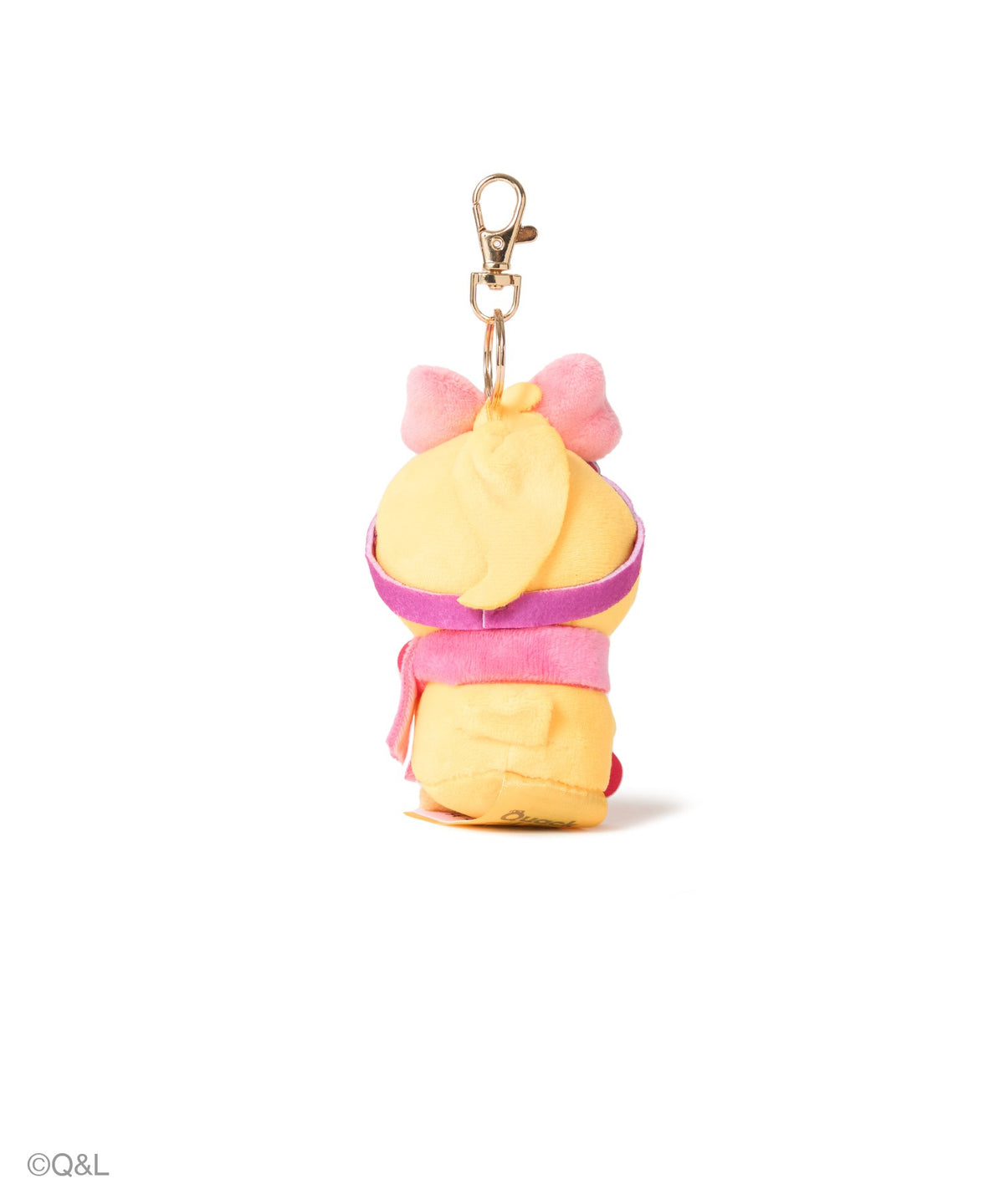 Snowboarding Mascot Lola, back view