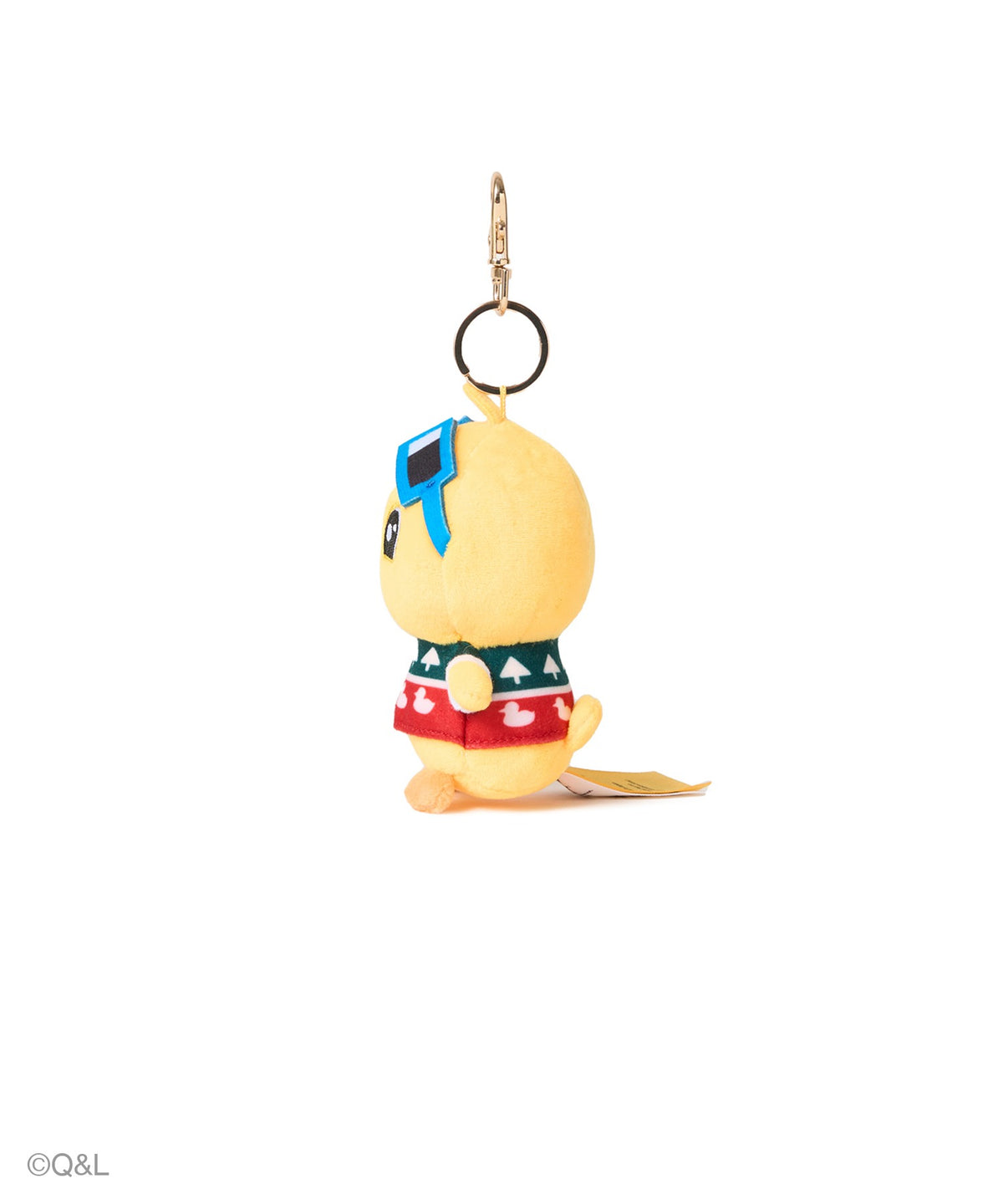 Ugly Sweater Mascot Quack, side view