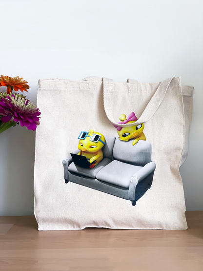 Quack and Lola Tote Bag